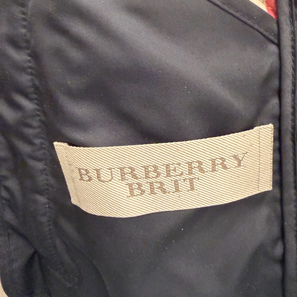 Authentic Burberry Black Quilted Nova check Jacket XS - Picture 8 of 9